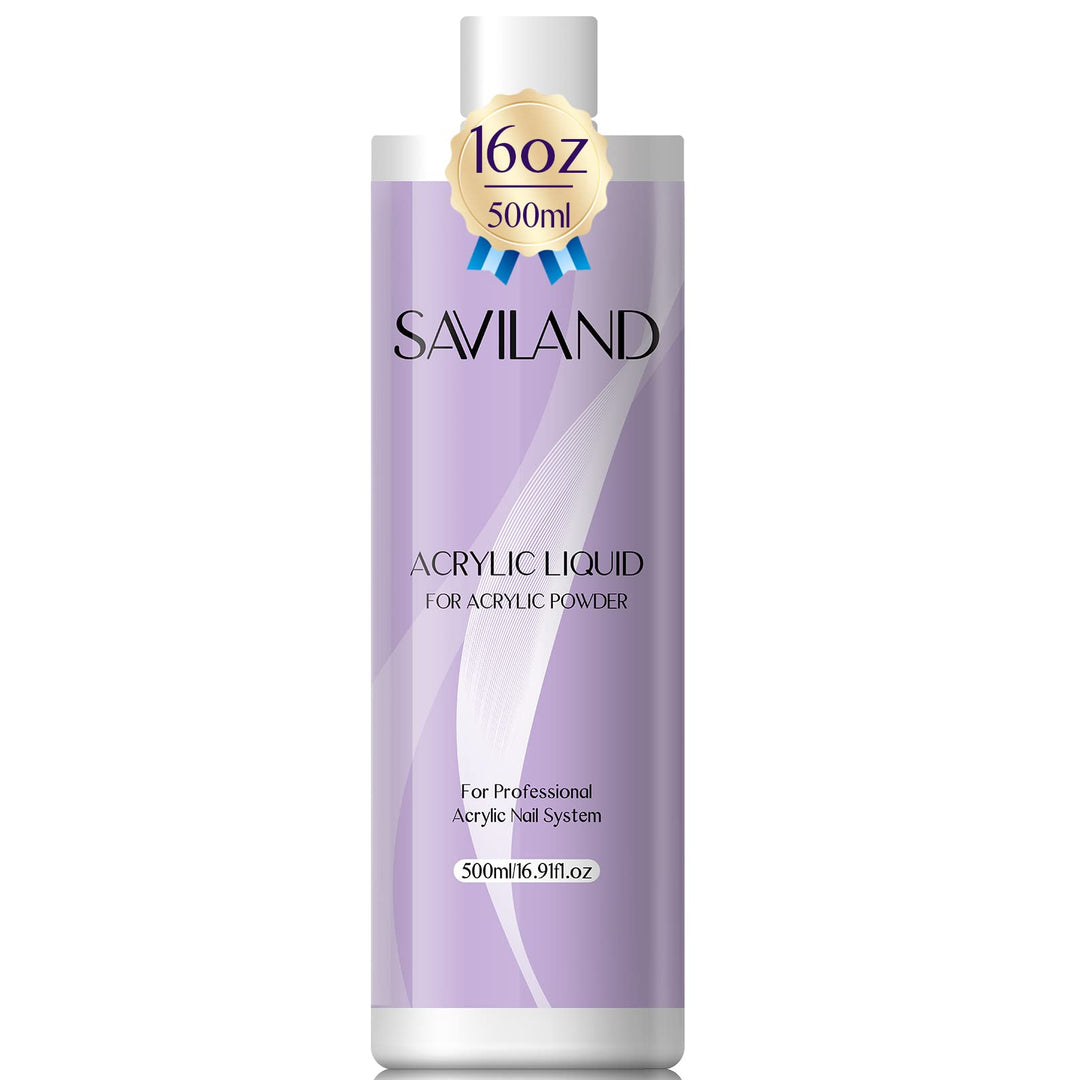 Saviland 500ml Acryl Liquid für Nägel: 16.91 fl.oz Acryl Liquid EMA Formel Acryl Flüssigkeit für Näg