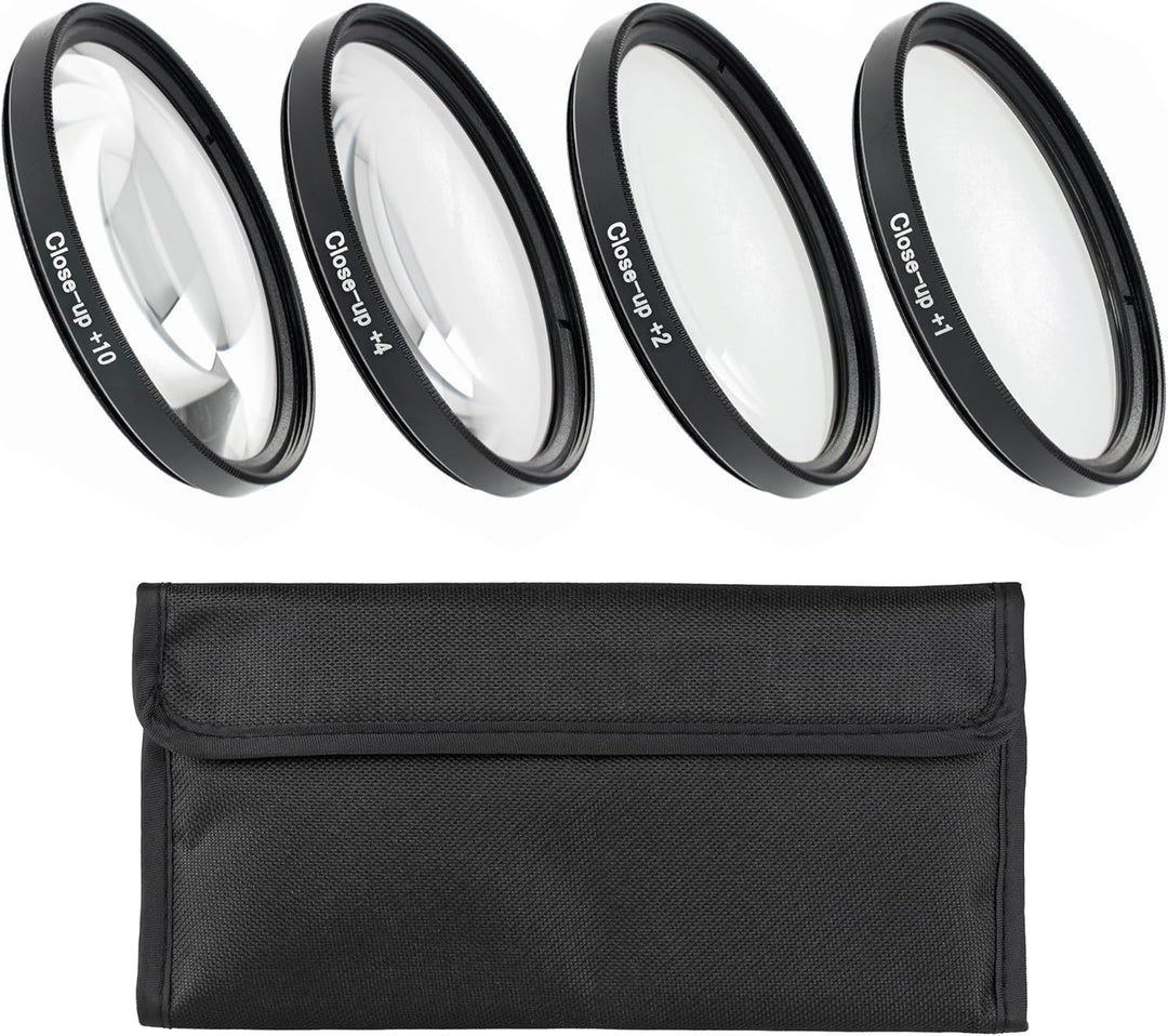 ayex Close up Makro Linsen Set 58mm - 4 teilig (+1, +2, +4, +10), 58mm