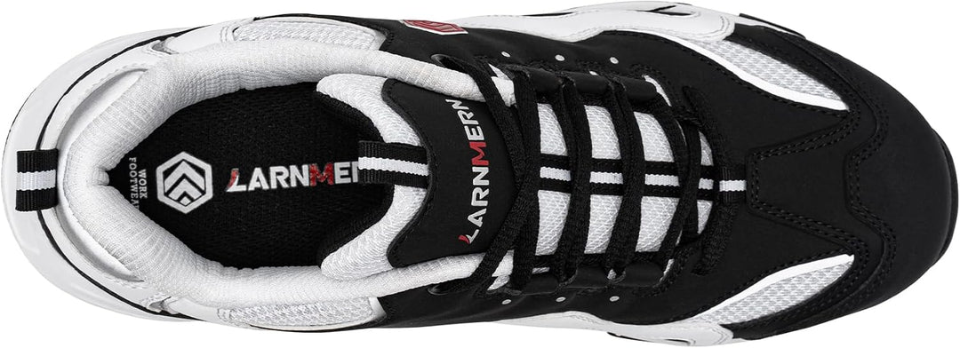 LARNMERN Sicherheitsschuhe Herren Stahlkappenschuhe Damen Sportlich | Arbeitsschuhe Stahlkappe Atmun