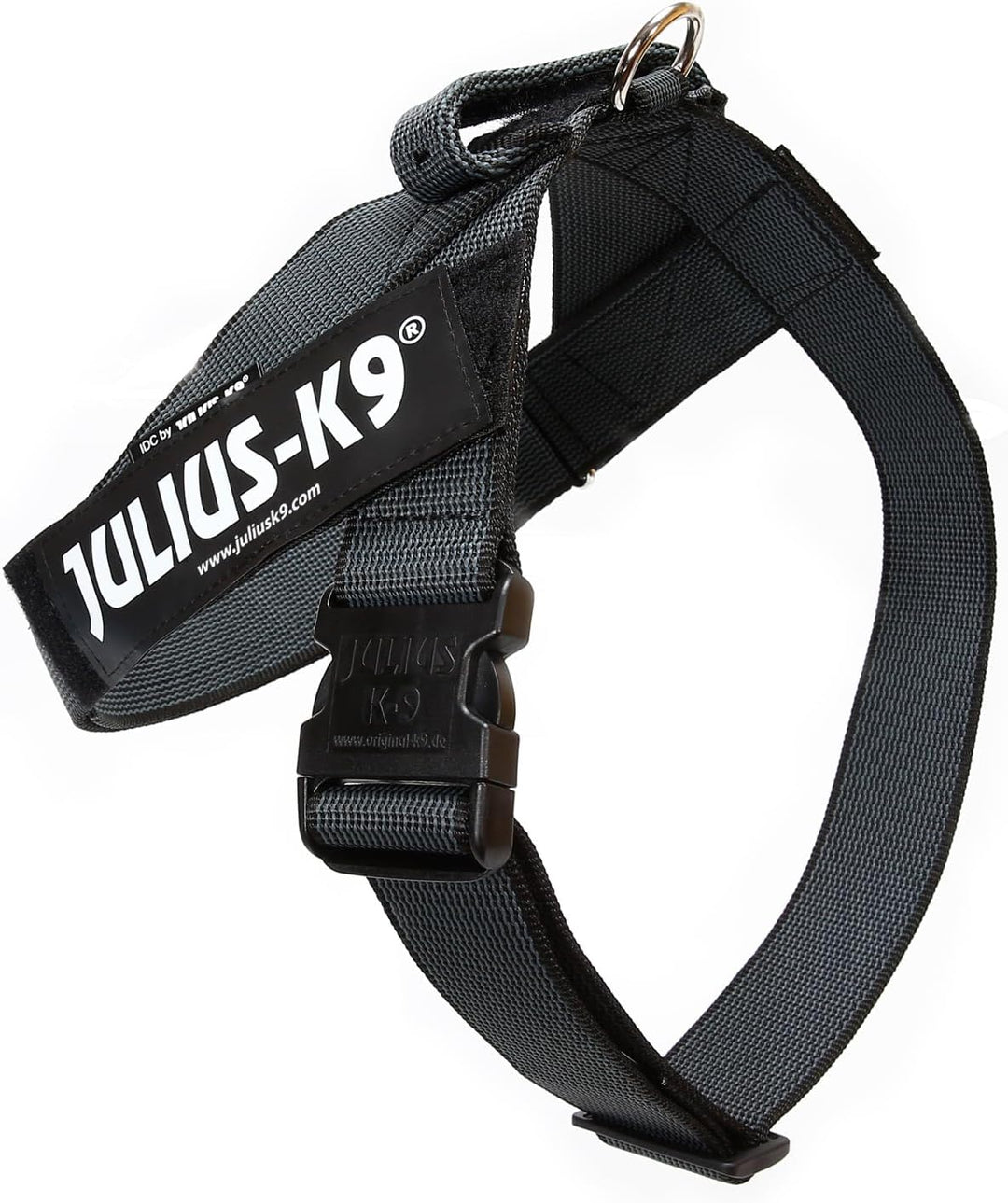Julius-K9, Color & Gray, Beltgeschirr XL / 2 schwarz-grau, XL / 2 schwarz-grau