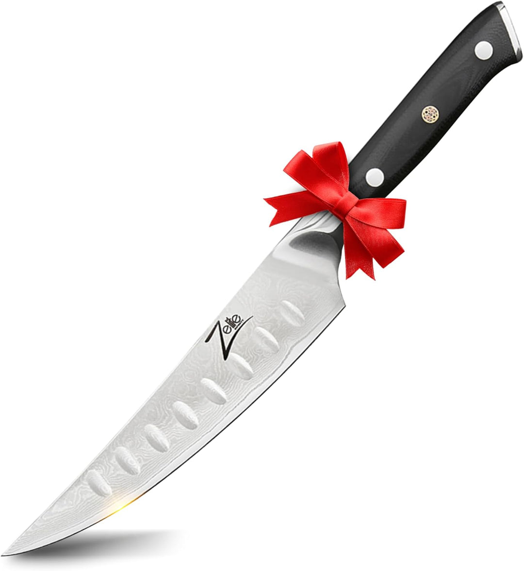 Zelite Infinity Ausbein- und Filetiermesser 15cm - Alpha-Royal-Serie Küchenmesser – Damastmesser aus