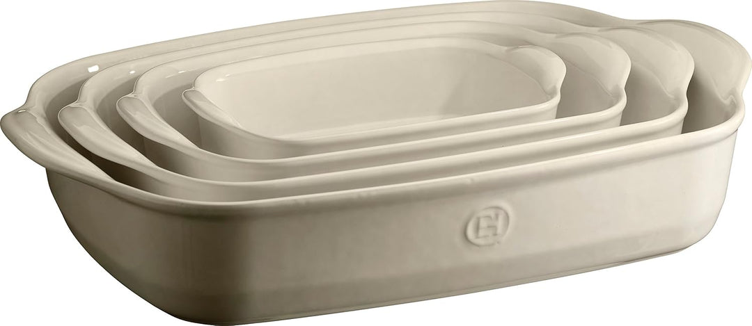 Schaal rechthoekig E-box 360x230mm Interhal 9552-02 Argile Argil-Farbe, Argil-Farbe