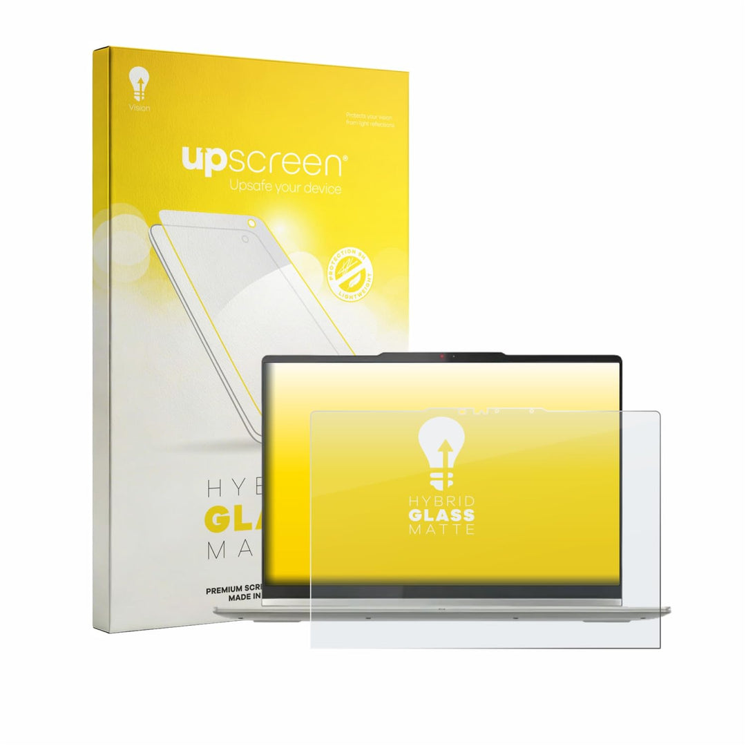 upscreen Entspiegelungs-Schutzglas für Lenovo Yoga 7 2-in-1 Gen 10 14" Schutzfolie Glas Matt [Extrem