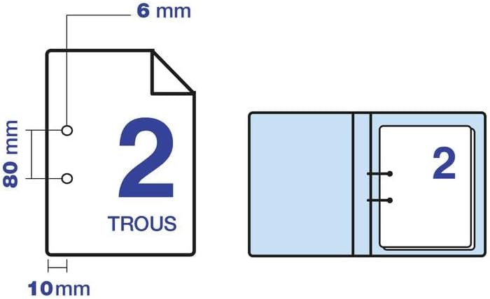 5 Stück Kopierpapier 500 Blatt Papier perforiert 2 Löcher 80 g A4 210 x 297 mm weiss PEFC zertifizie