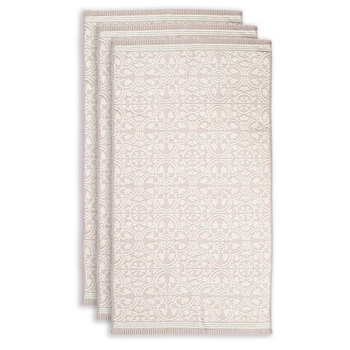PIP Studio Handtuch Tile de Pip | khaki - 3x 55x100cm