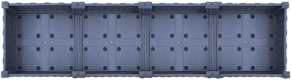 vidaXL Hochbeet Blumenkasten Gartenbeet Pflanzkasten Gemüsebeet Pflanzbeet Frühbeet Blumenbeet Pflan