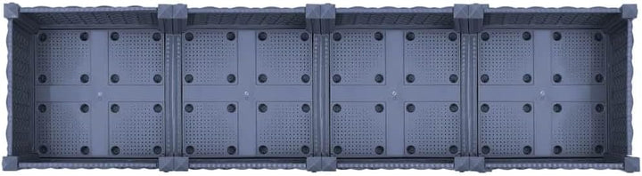 vidaXL Hochbeet Blumenkasten Gartenbeet Pflanzkasten Gemüsebeet Pflanzbeet Frühbeet Blumenbeet Pflan