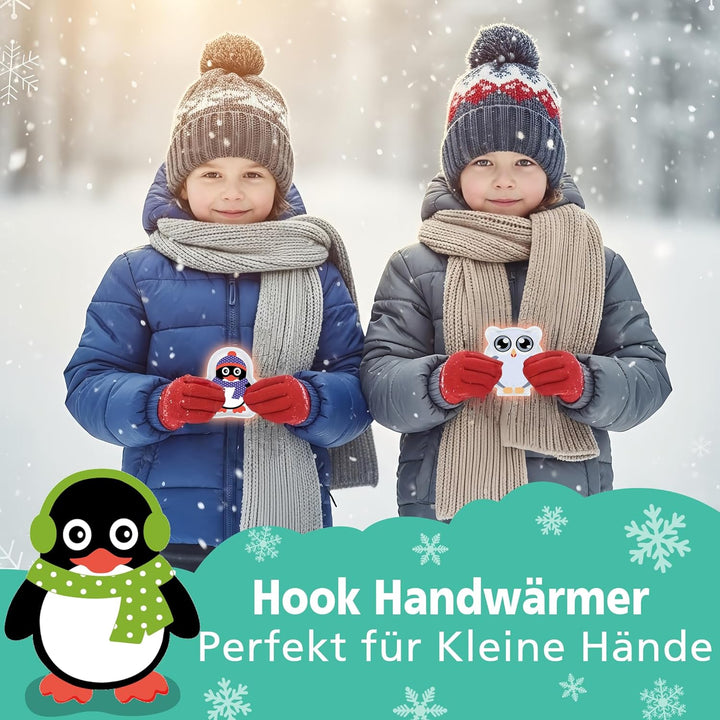 Handwärmer Taschenwärmer Kinder Wiederverwendbar, 6er-Set Handwärmer Knick Taschenwärmer Weihnachten