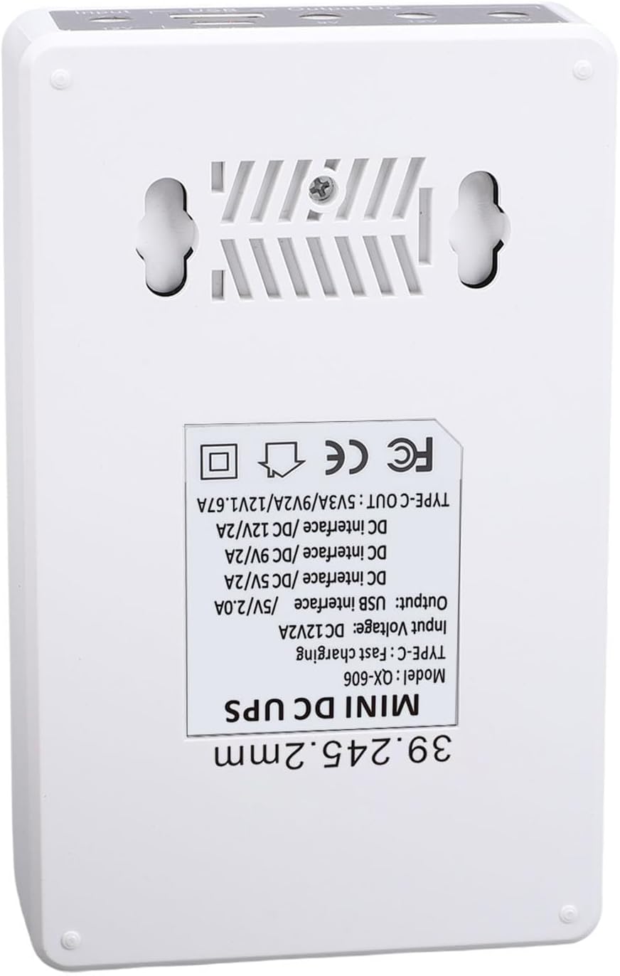 Walfront Mini-USV, 8800 MAh, Backup-Batterie für Router-Modem, Unterbrechungsfreie Stromversorgung,