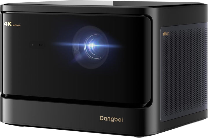 Dangbei DBOX02 4K Beamer, 2450 ISO Lumen, von Netflix offiziell lizenzierter Heimkino Beamer mit WLA