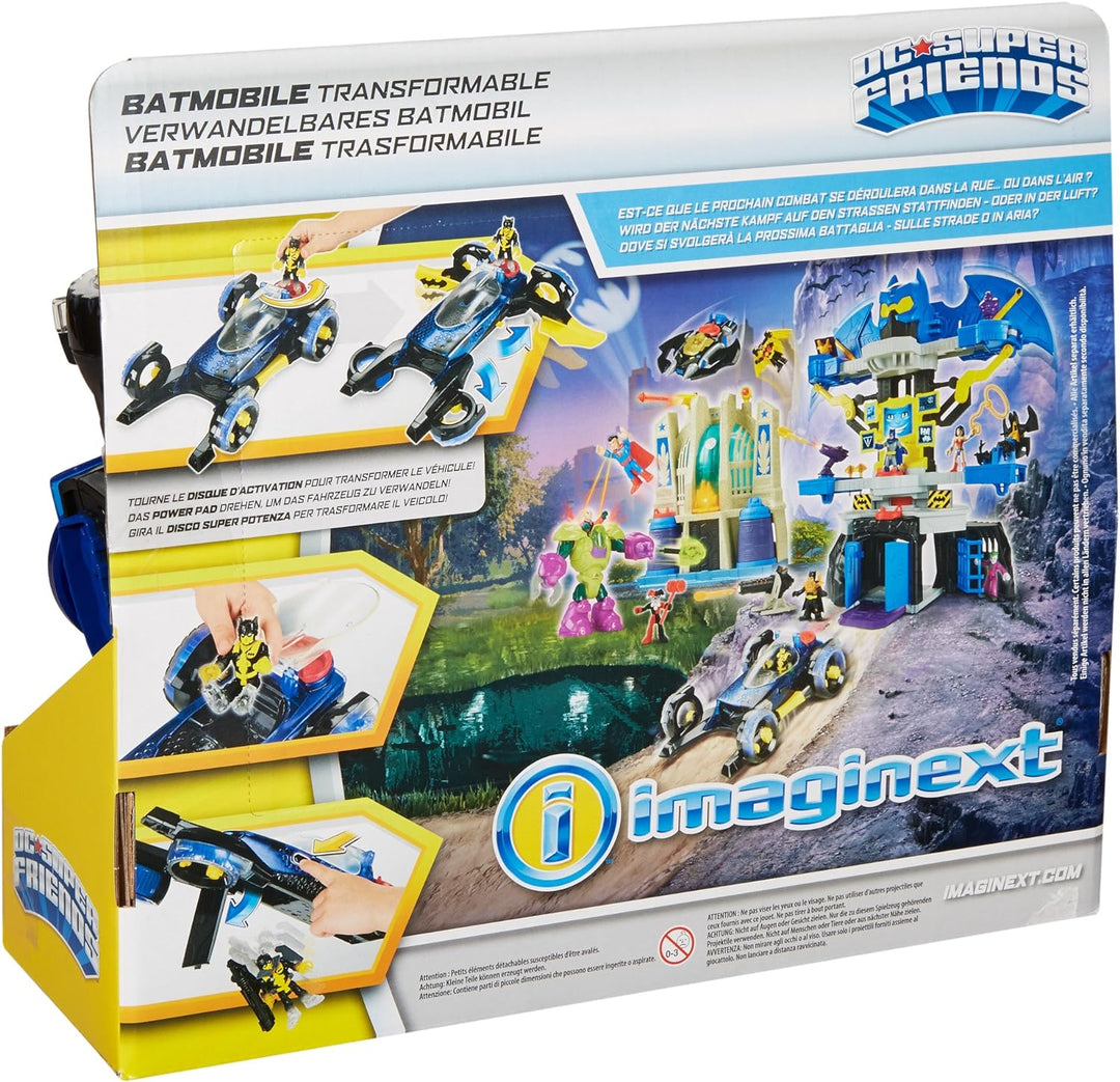 Mattel Fisher-Price DRM48 - Verwandelbares Batmobil Fahrzeug Deutsch