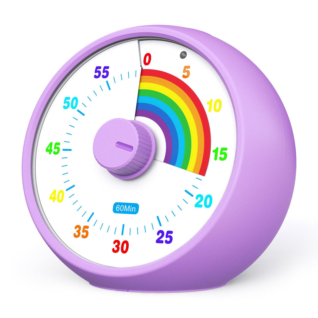 Visueller Timer für Kinder, 60-Minuten Countdown für Klassenzimmer Büro Küche, Schreibtisch Kinder Z