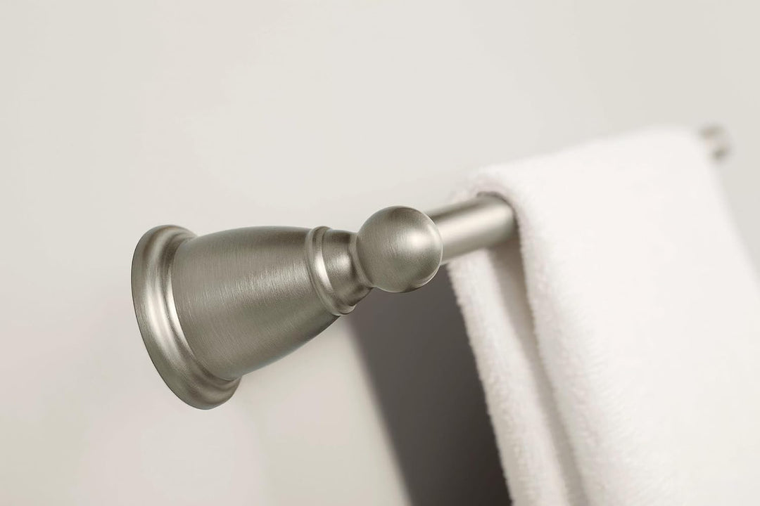 Moen YB2224BN Brantford 24-Inch Bathroom Towel Bar, Brushed Nickel 24 Inch Gebürsteter Nickel, 24 In