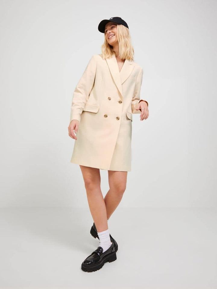 NAME IT Damen Jjxx Jxmary Blazer Dress Sn L Seedpearl, L Seedpearl