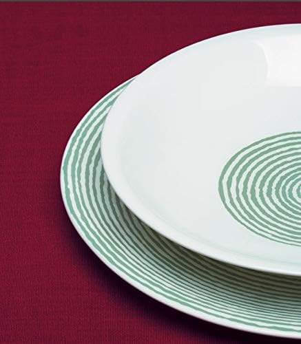 Alessi 4 Stück Suppenteller Acquerello, Weiss