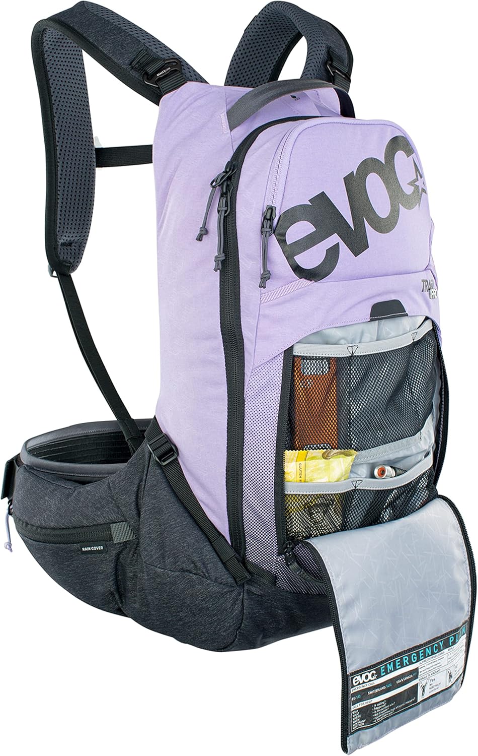 EVOC TRAIL PRO 16l Protektor Rucksack für Tagestouren &amp; Trailriding, Fahrradrucksack (Backpack mit L
