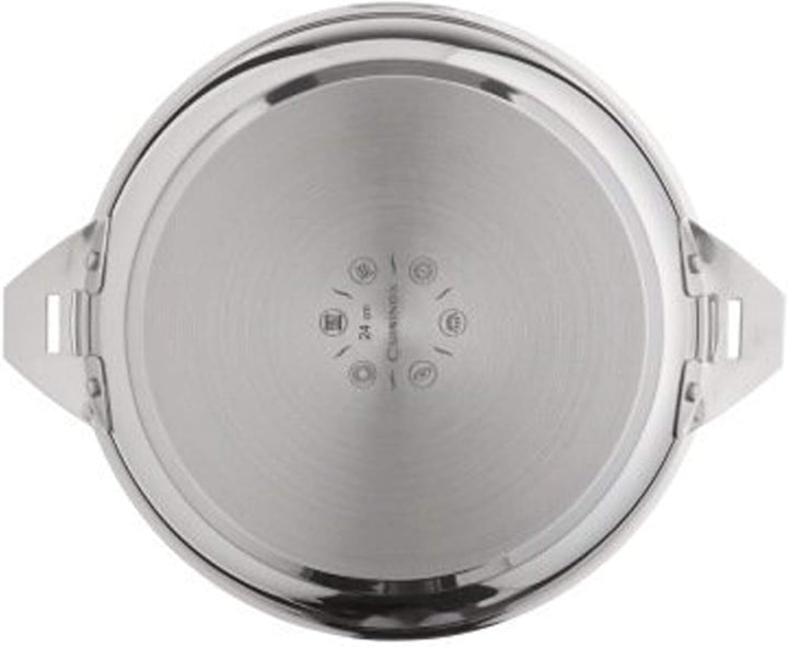 Cuisinox Eclipse – Stieltopf, Edelstahl, 18 cm Kochtopf 18 cm Stahl, Kochtopf 18 cm Stahl