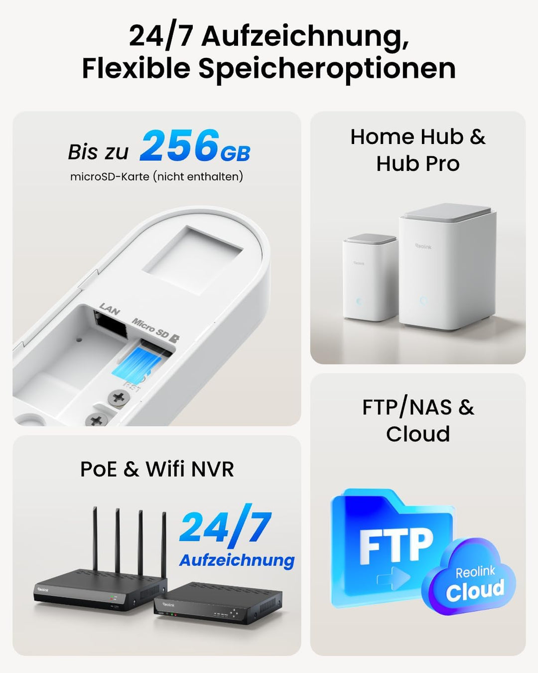 Reolink 5MP Video-Türklingel Wi-Fi Kamera mit Chime, 3:4 Kopf-zu-Fuss-Ansicht, 180° Blick, 5/2,4GHz