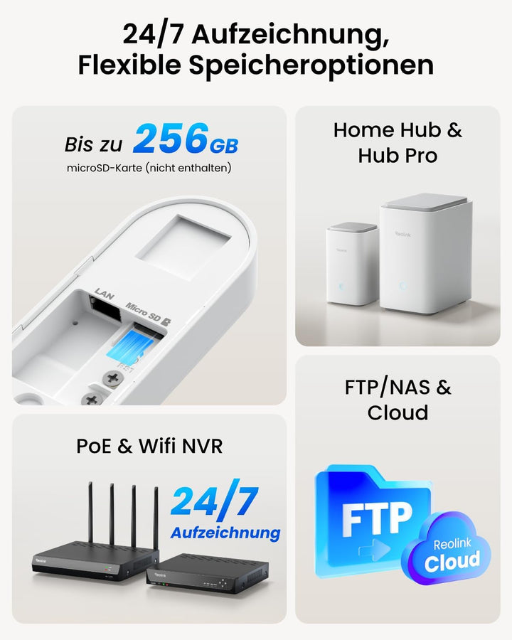 Reolink 5MP Video-Türklingel Wi-Fi Kamera mit Chime, 3:4 Kopf-zu-Fuss-Ansicht, 180° Blick, 5/2,4GHz