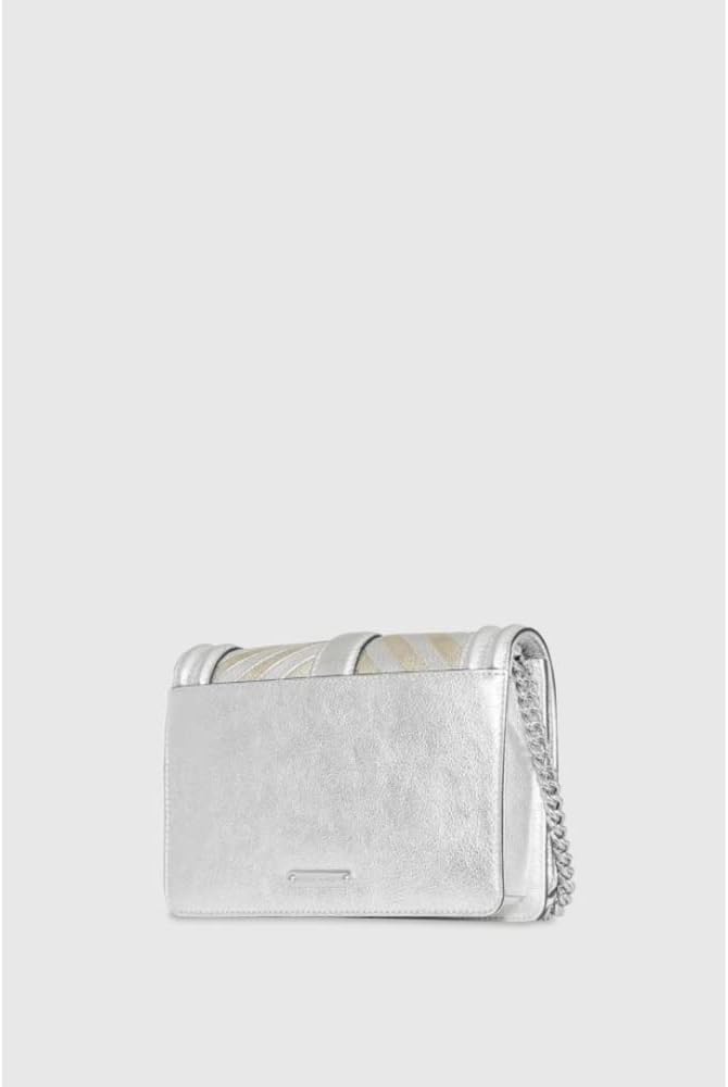Rebecca Minkoff Women's Chevron Quilted Love Crossbody Bag Einheitsgrösse Mehrfarbig/Silber, Einheit