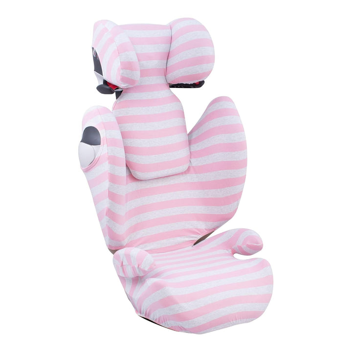 JYOKO Kids Bezug für Autositz Kompatibel mit Cybex Solution M und Pallas B - Fix (PINK Island), PINK