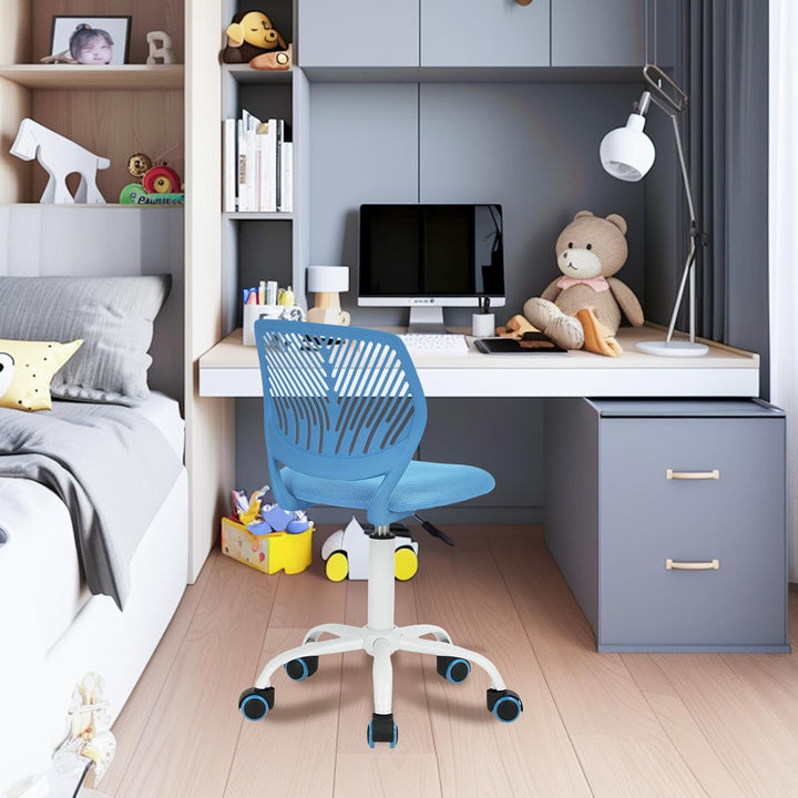 Homy Casa 2er Set Schreibtischstuhl Verstellbarer Drehstuhl Bürostuhl Stoffsitz Ergonomischer Arbeit