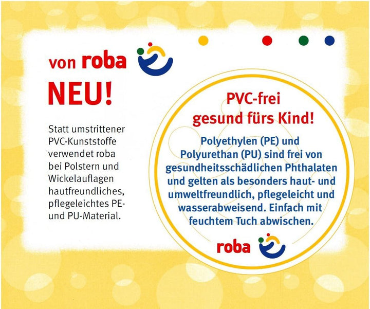 roba Bettwäsche 2-teilig Rock Star Baby 1 - Kinderbettwäsche 100 x 135 cm aus Baumwolle - Decken- &