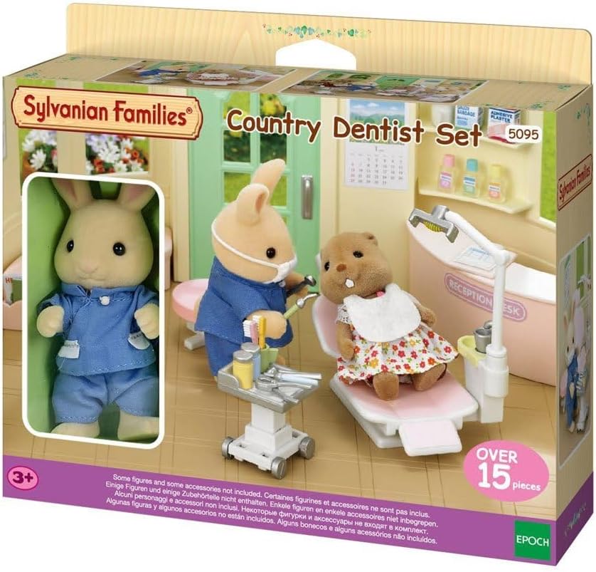 Sylvanian Families 5095 Land-Zahnarztpraxis - Puppenhaus Spielset