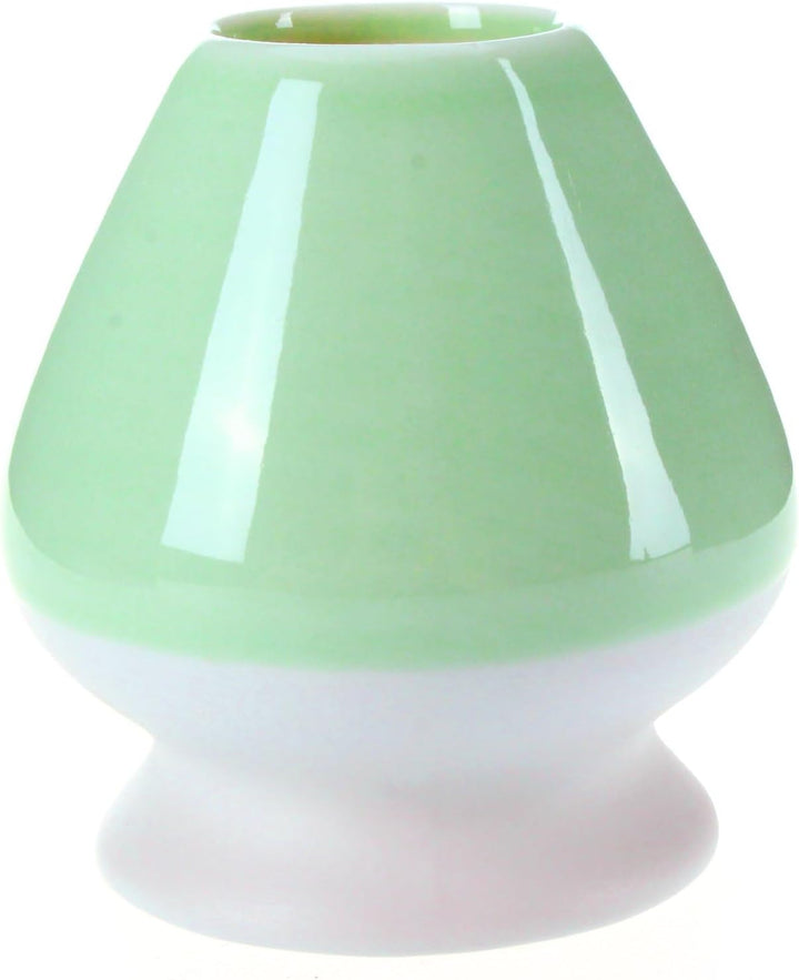 Goodwei Matcha Set komplett mit Matchabesen, Matcha Löffel und Matcha Schale aus Keramik mit Besenha