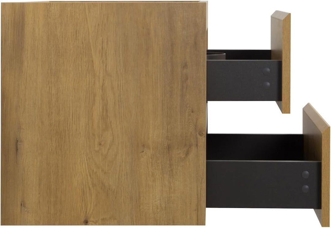 Waschbeckenunterschrank Angela 60cm - Eiche - Unterschrank Badmöbelset Unterschrank, Eiche 60cm, Unt