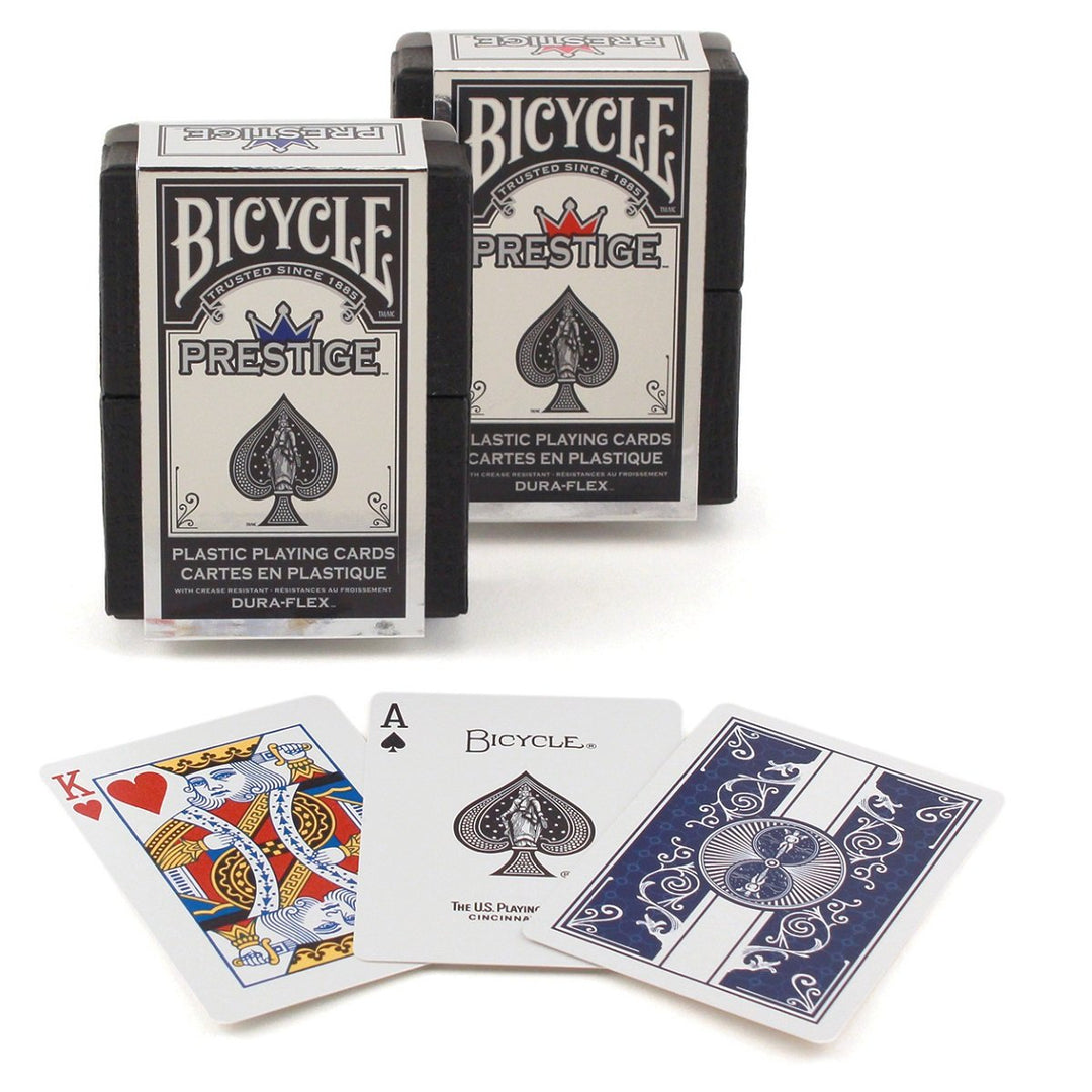 Bicycle Prestige Kunststoff-Spielkarten, 2 Stück