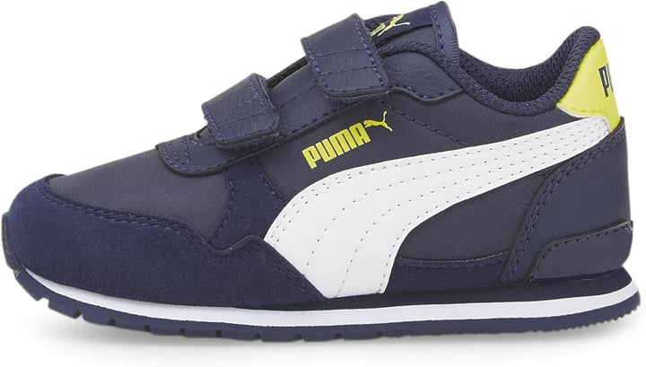 PUMA Unisex Baby St Runner V3 Nl V Inf Sneaker, 22 EU Peacoat Lemon Sherbert