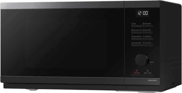 Samsung MG23DG4524AGE1 Mikrowelle mit Grill, 23 l, 800 W, Schwarz