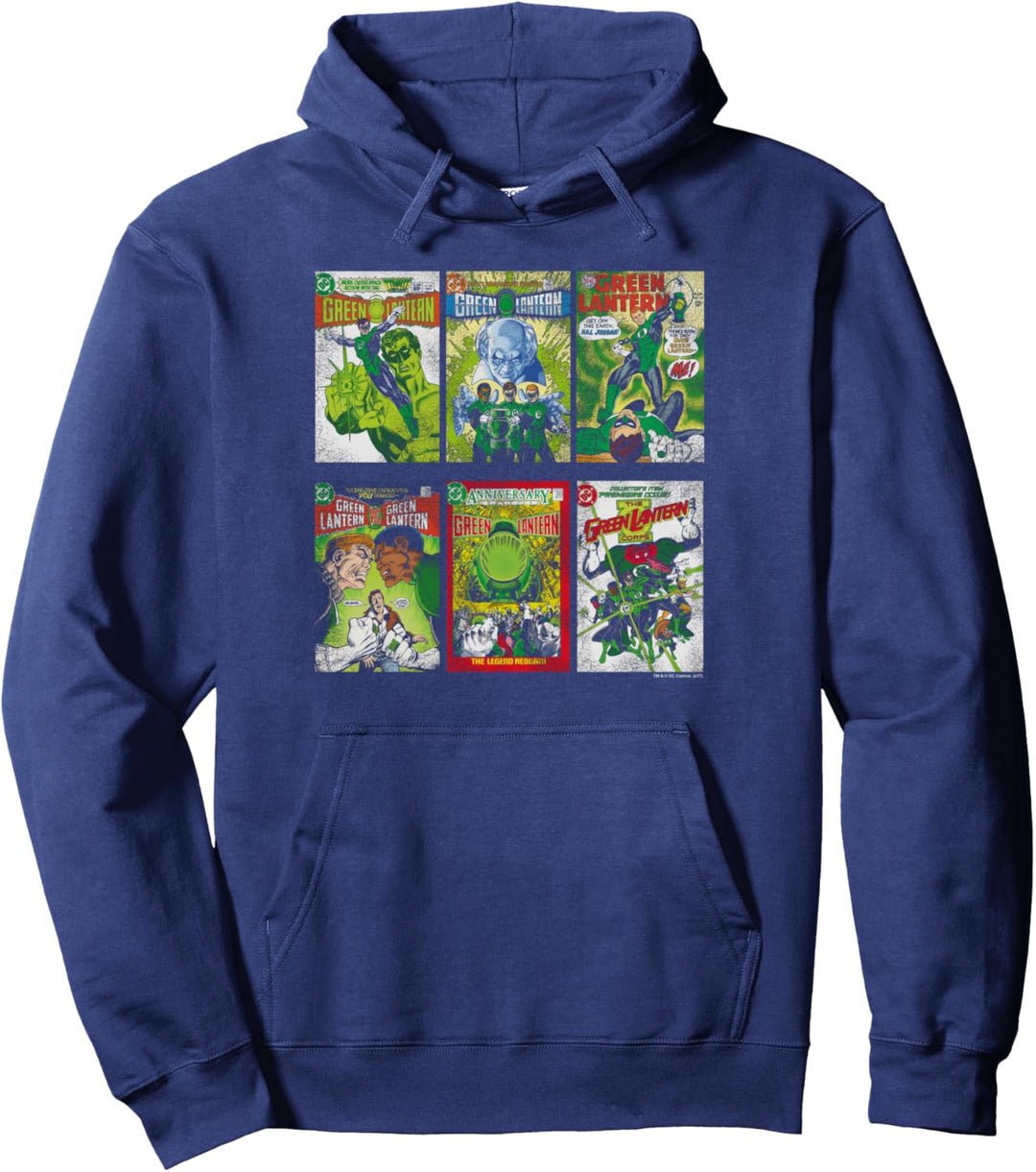 Green Lantern Comic Covers Pullover Hoodie