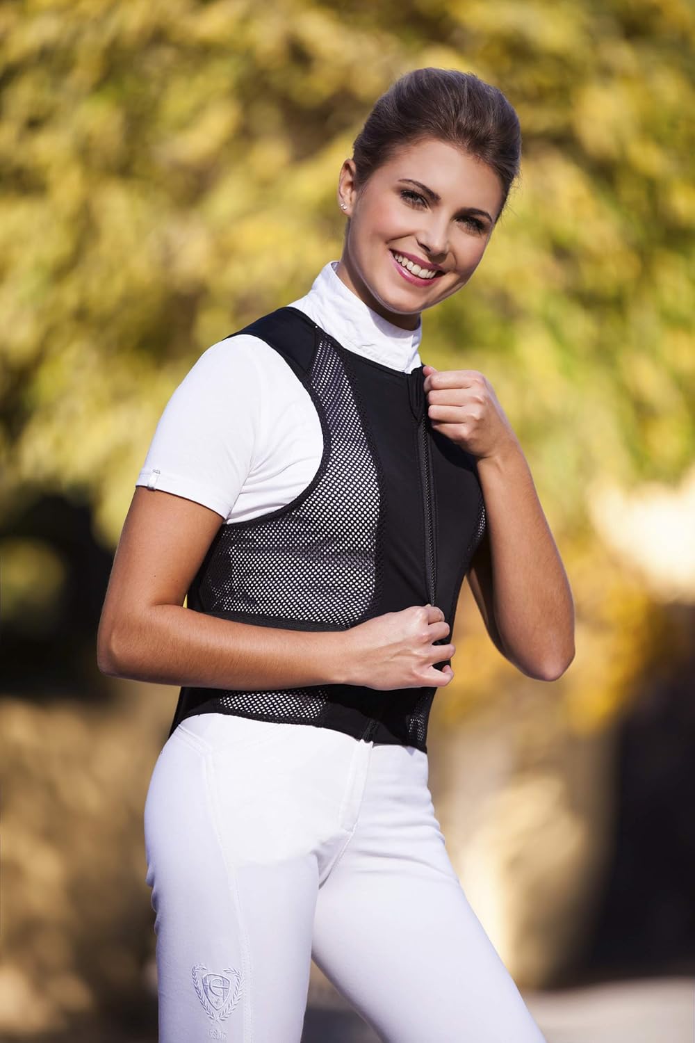 Kerbl Uni Protectosoft Rückenschutz-Weste, Schwarz, XL