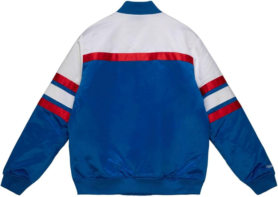 Mitchell & Ness Los Angeles Clippers Special Script Heavyweight Satin NBA Jacke S Blau,Weiss, S Blau