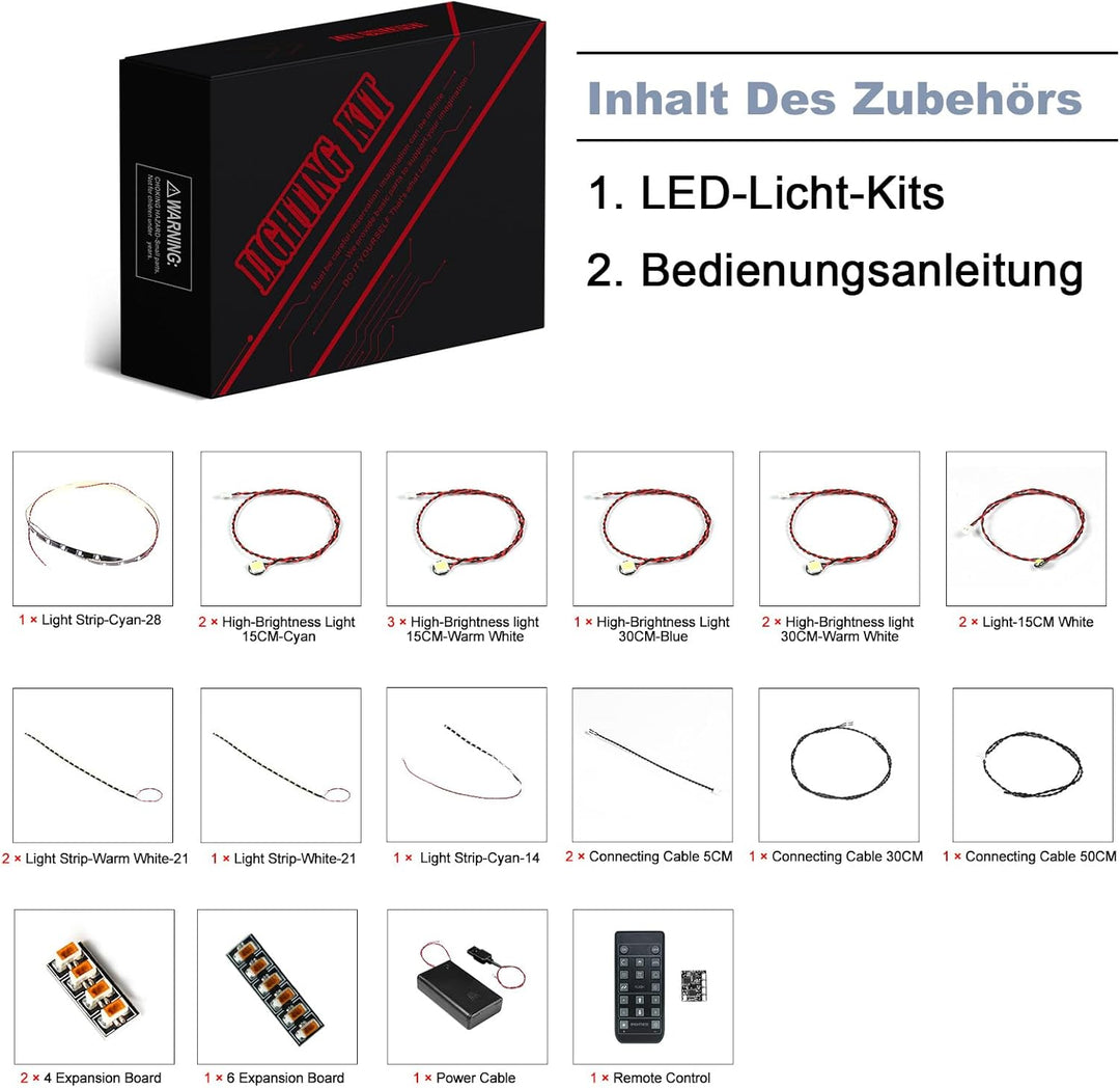 Led Licht Set für Lego Starry Night Sammelbausatz (Lego-Modell Nicht enthalten), Fernbedienung DIY B
