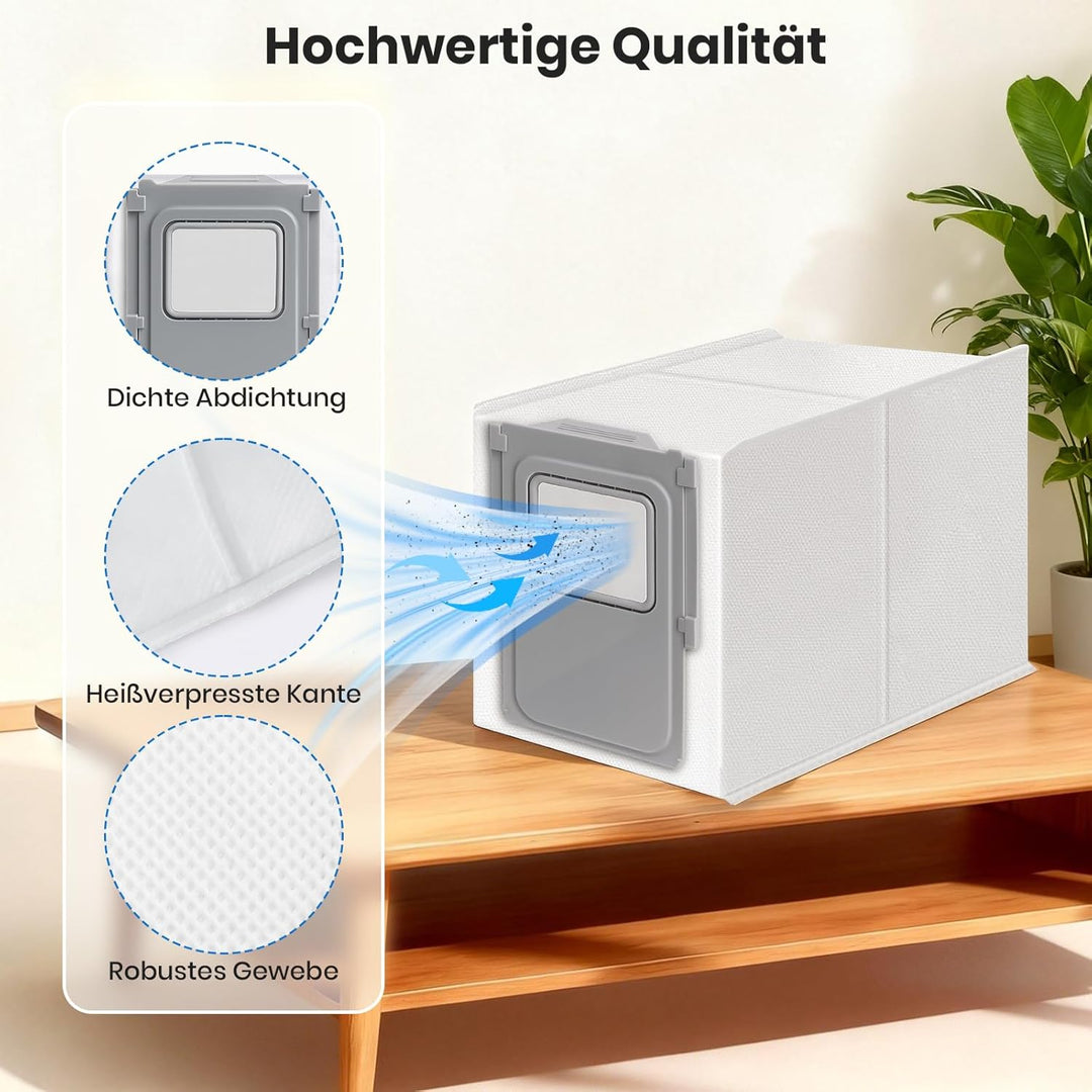 14 Stück Staubbeutel für DJI Romo S/Romo P/Romo A Staubsauger Absaugstation, 3L Grosse Kapazität Vli