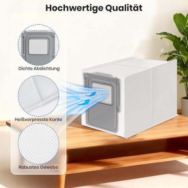 14 Stück Staubbeutel für DJI Romo S/Romo P/Romo A Staubsauger Absaugstation, 3L Grosse Kapazität Vli