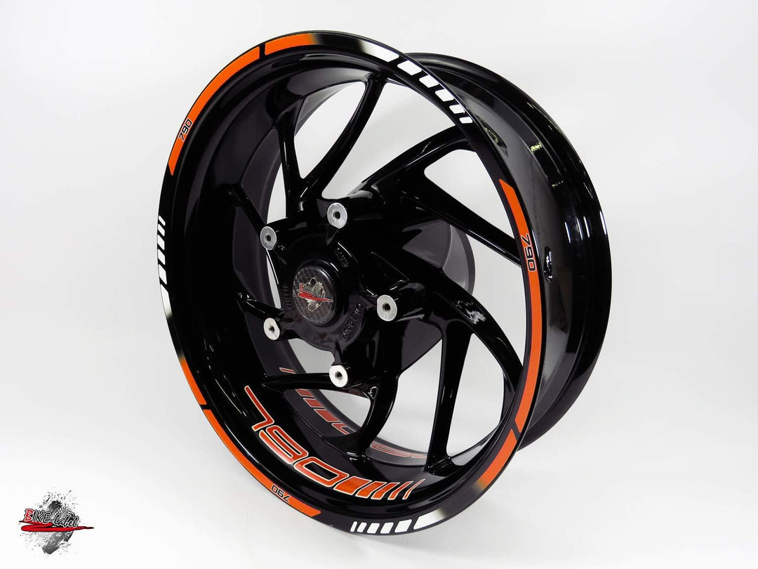 BIKE-label Felgenbett Felgenrand Aufkleber kompatibel mit KTM 790 Duke 710039b