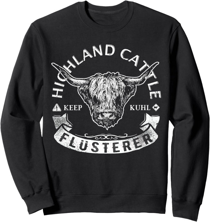 Schottisches Hochlandrind Kuh I Highland Cattle Geschenk Sweatshirt