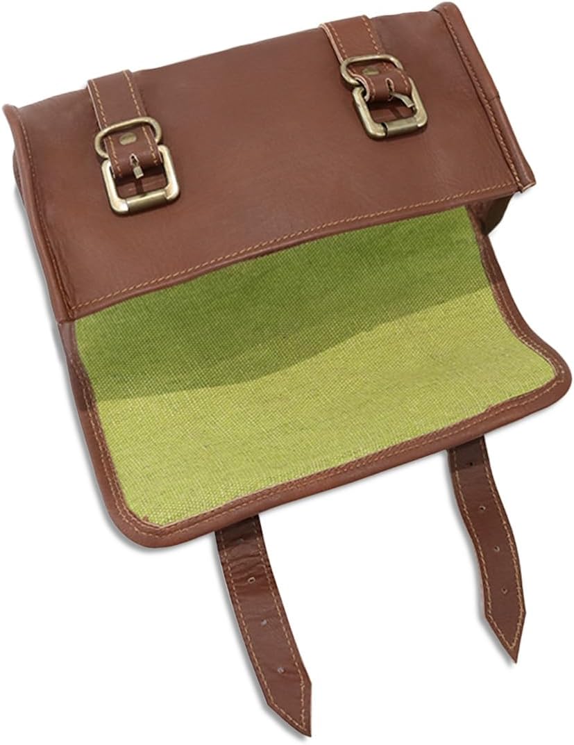 Motorrad Werkzeugrolle Leder für Cruiser Retro Scrambler Craftride LR2 braun