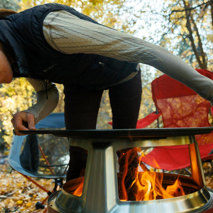 Solo Stove Gusseisen-Plancha für Feuerschale Bonfire und Yukon | Grillplatte für Feuerstelle, Umbau