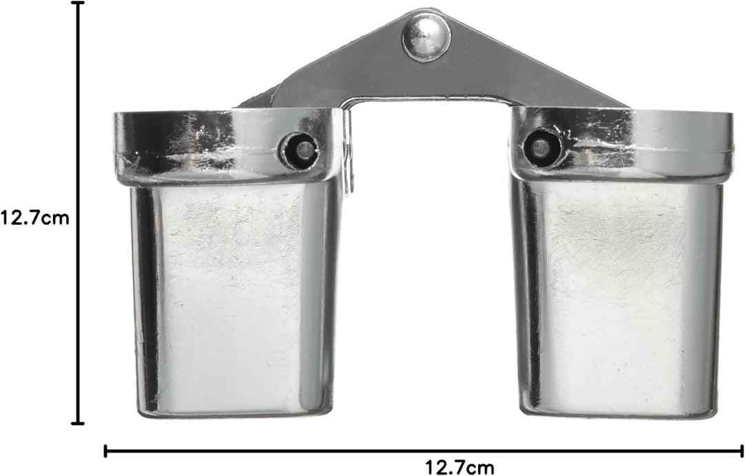 SOSS Unsichtbares Scharnier, Modell 218, für 4,5 cm dickes Material, feuerfest, Zink, satiniertes Ch