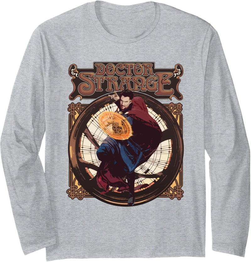 Marvel Doctor Strange Multiverse of Madness Retro Spell Langarmshirt