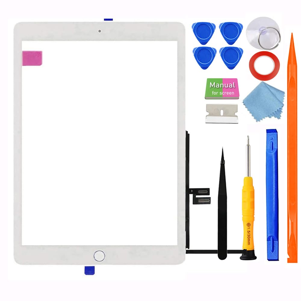 JPUNG Touchscreen Digitizer für iPad 7|| iPad 8 || iPad 9 Display 10,2 Zoll, nur für Model A2197 A21