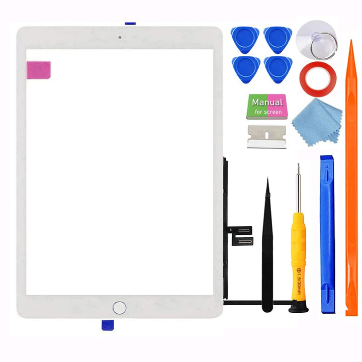 JPUNG Touchscreen Digitizer für iPad 7|| iPad 8 || iPad 9 Display 10,2 Zoll, nur für Model A2197 A21