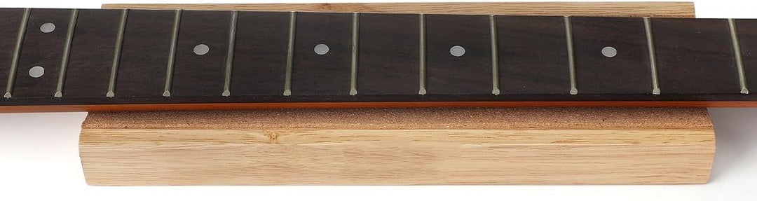 Gitarren-Halsstützen-Unterstützung Caul, Nackenstützenständer Holzkissen-Display für Gitarren-Bass-U