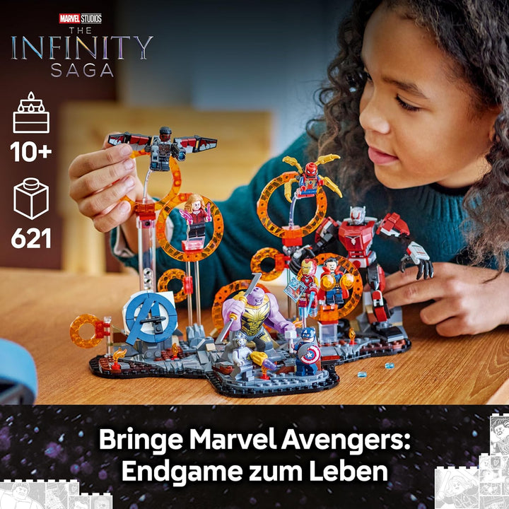 LEGO ǀ Marvel Avengers: Endgame Letzter Showdown - Bauspielzeug mit 10 Minifiguren, darunter Captain