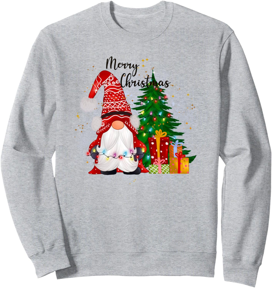 Weihnachten Weihnachtspullover Gnomie Gnomies Damen Herren Sweatshirt